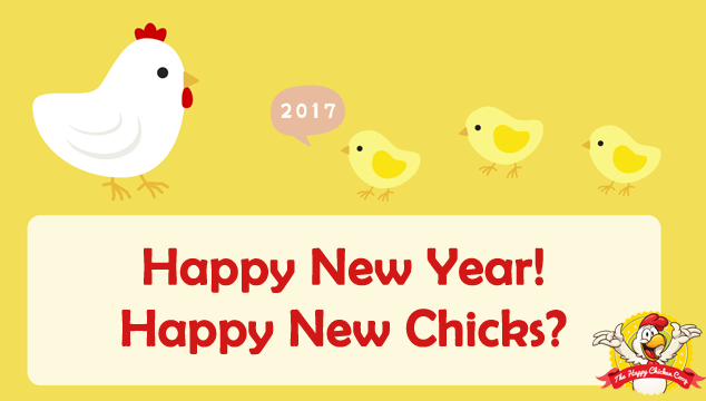 Happy New Year. Happy New Chicks Blog Cover