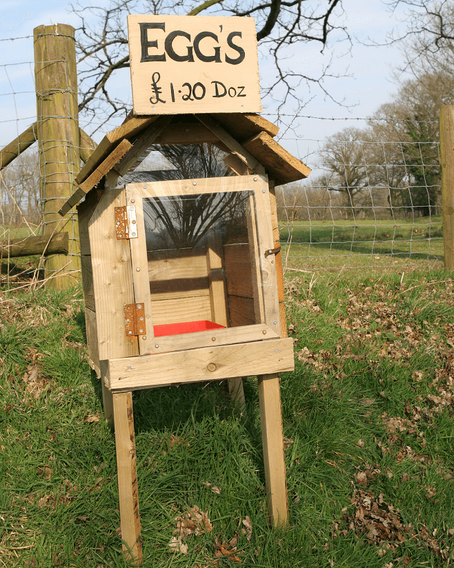 Honesty Box Egg Selling