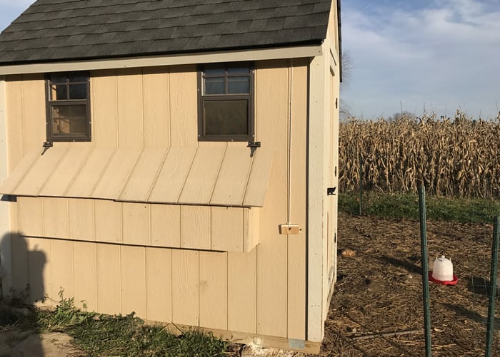 4ft x 8ft chicken coop