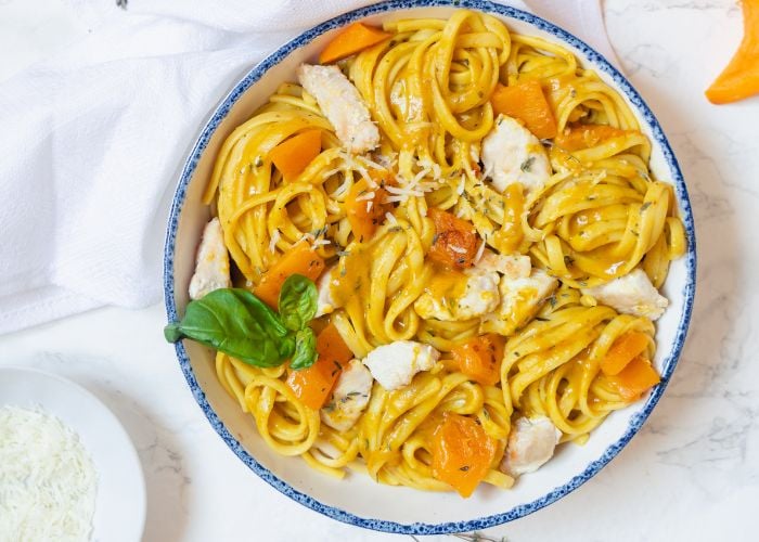 chicken and pumpkin recipes pasta
