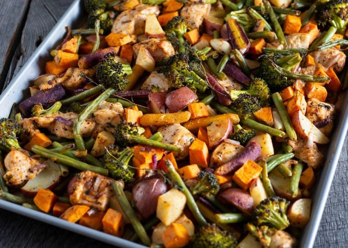 fall chicken recipes Butternut Squash and Chicken Bake