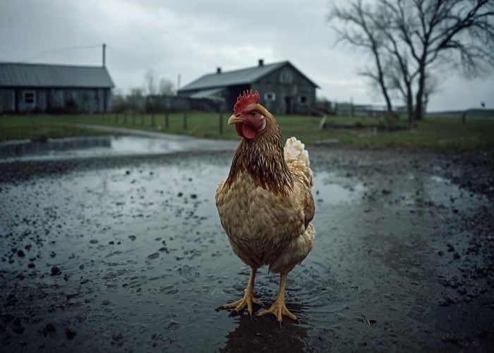 protect chickens during storms