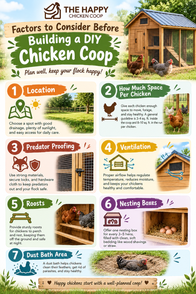 chicken coop design factors